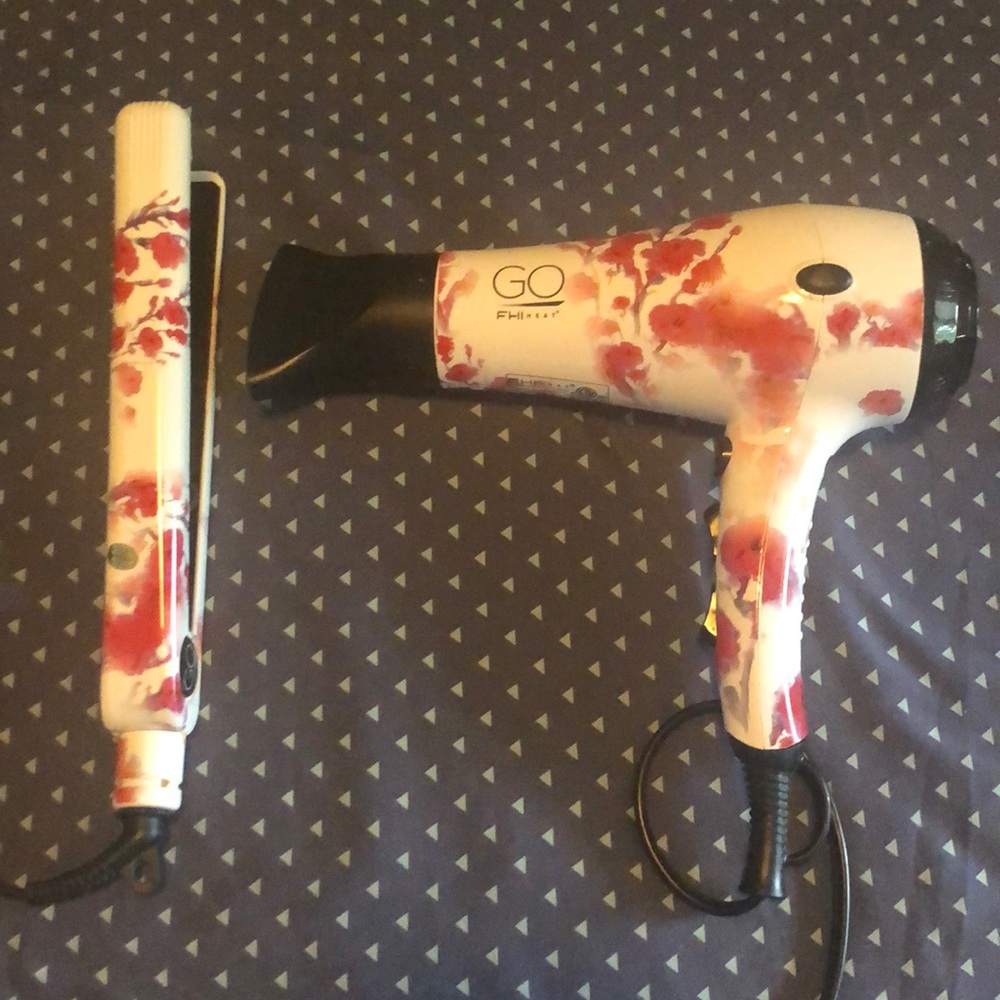 Chi Cherry Blossom Hair Dryer and Straightener